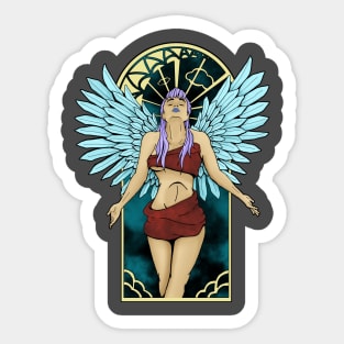 Angel of Night Sticker